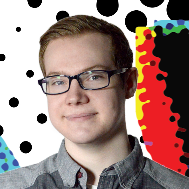 Waiting for the bus in the desert