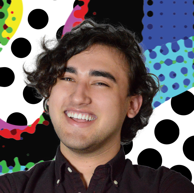 A girl, and a train passing