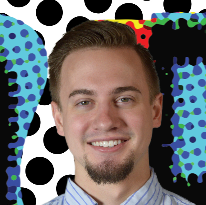 A girl, and a train passing